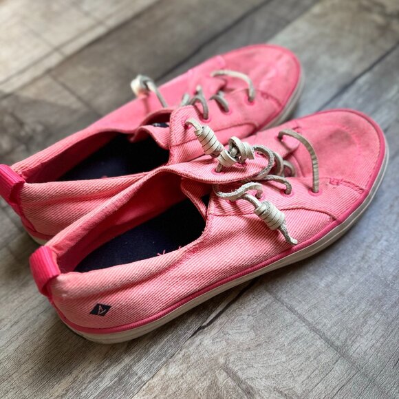 Sperry Shoes - Sperry Women's Pink Canvas Flats